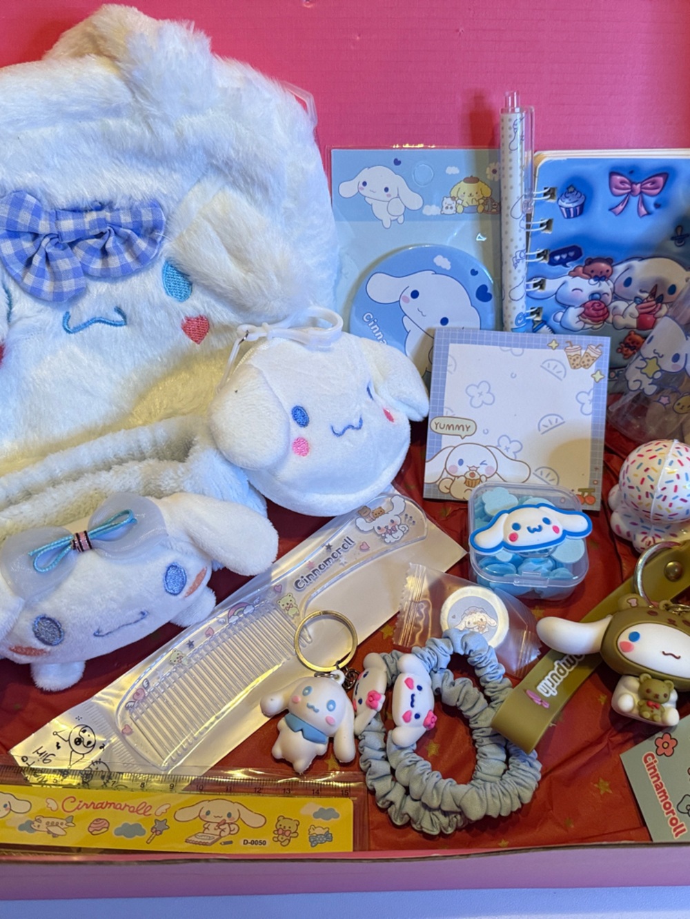 Cinnamoroll Plush and Accessories Set - White Mystery Box 15+ items +free gifts
